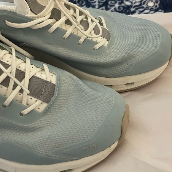 WORN 5-6 TIMES On Cloud Cloudnova Womens Running Shoe Light Blue Size 9 - Picture 8 of 13